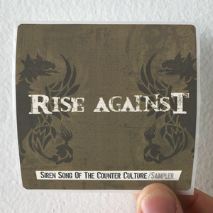 Rise Against Siren Song Of The Counter Culture Album Cover Sticker