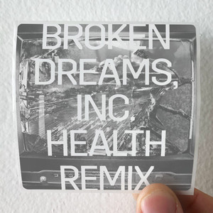 Rise Against Broken Dreams Inc Album Cover Sticker Rise Against Broken Dreams Inc Album Cover Sticker