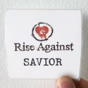 Rise Against Savior Album Cover Sticker Rise Against Savior Album Cover Sticker