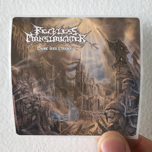 Reckless Manslaughter Blast Into Oblivion Album Cover Sticker