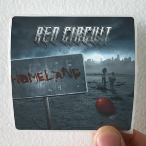 Red Circuit Homeland Album Cover Sticker Red Circuit Homeland Album Cover Sticker