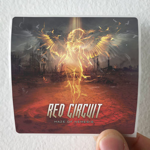 Red Circuit Haze Of Nemesis Album Cover Sticker Red Circuit Haze Of Nemesis Album Cover Sticker