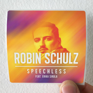 Robin Schulz Speechless 1 Album Cover Sticker Robin Schulz Speechless 1 Album Cover Sticker