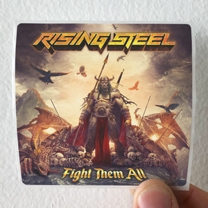 Rising Steel Fight Them All Album Cover Sticker Rising Steel Fight Them All Album Cover Sticker