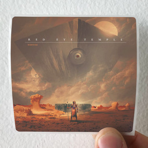 Red Eye Temple Vortex Album Cover Sticker