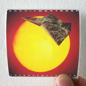 Ronnie Montrose The Speed Of Sound Album Cover Sticker Ronnie Montrose The Speed Of Sound Album Cover Sticker