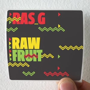Ras G Raw Fruit Album Cover Sticker Ras G Raw Fruit Album Cover Sticker