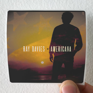 Ray Davies Americana Album Cover Sticker Ray Davies Americana Album Cover Sticker