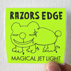 Razors Edge Magical Jet Light Album Cover Sticker Razors Edge Magical Jet Light Album Cover Sticker