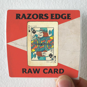 Razors Edge Raw Card Album Cover Sticker Razors Edge Raw Card Album Cover Sticker