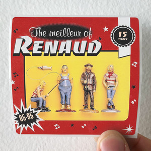 Renaud The Meilleur Of Renaud 1985 1995 Album Cover Sticker Renaud The Meilleur Of Renaud 1985 1995 Album Cover Sticker