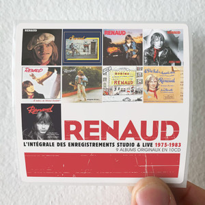 Renaud Lintgrale Des Enregistrements Studio Live 1975 1983 Album Cover Sticker