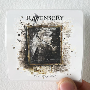 Ravenscry One Way Out Album Cover Sticker Ravenscry One Way Out Album Cover Sticker