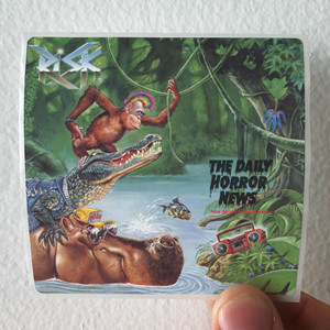 Risk The Daily Horror News 1 Album Cover Sticker Risk The Daily Horror News 1 Album Cover Sticker