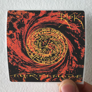 Risk Turpitude Album Cover Sticker Risk Turpitude Album Cover Sticker