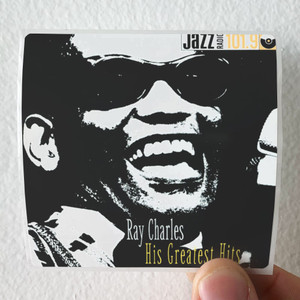Ray Charles His Greatest Hits Album Cover Sticker Ray Charles His Greatest Hits Album Cover Sticker