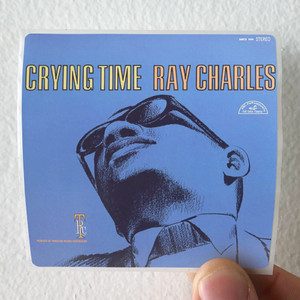Ray Charles Cryin Time Album Cover Sticker