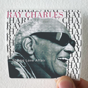Ray Charles Strong Love Affair Album Cover Sticker Ray Charles Strong Love Affair Album Cover Sticker