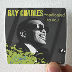 Ray Charles Dedicated To You Album Cover Sticker Ray Charles Dedicated To You Album Cover Sticker