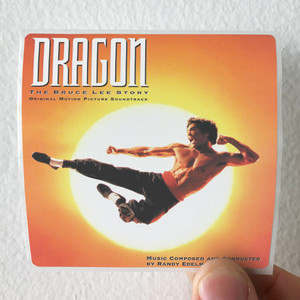 Randy Edelman Dragon The Bruce Lee Story Album Cover Sticker Randy Edelman Dragon The Bruce Lee Story Album Cover Sticker