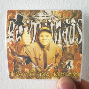 Raimundos Lav T Novo Album Cover Sticker Raimundos Lav T Novo Album Cover Sticker