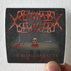 Rendered Helpless Of Blood And Guts Album Cover Sticker Rendered Helpless Of Blood And Guts Album Cover Sticker