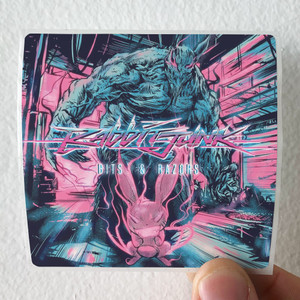 Rabbit Junk Bits And Razors Album Cover Sticker Rabbit Junk Bits And Razors Album Cover Sticker