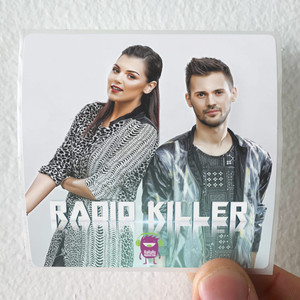 Radio Killer It Is Love Out There Album Cover Sticker Radio Killer It Is Love Out There Album Cover Sticker