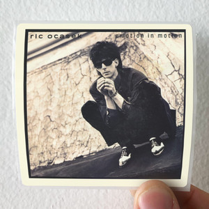 Ric Ocasek Emotion In Motion Album Cover Sticker Ric Ocasek Emotion In Motion Album Cover Sticker