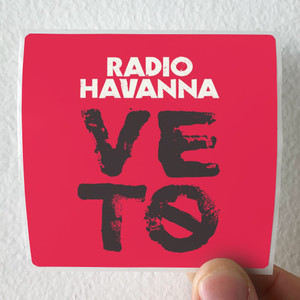 Radio Havanna Veto Album Cover Sticker Radio Havanna Veto Album Cover Sticker