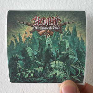 Requiem Global Resistance Rising Album Cover Sticker