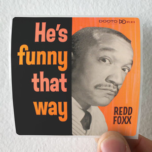 Redd Foxx Hes Funny That Way Album Cover Sticker