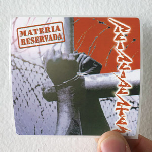Reincidentes Materia Reservada Album Cover Sticker Reincidentes Materia Reservada Album Cover Sticker
