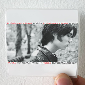 Rufus Wainwright Poses Album Cover Sticker