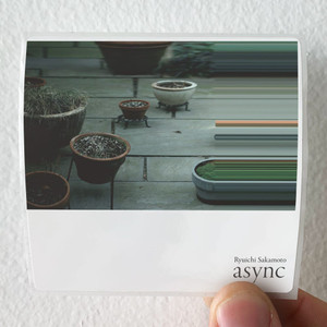 Ryuichi Sakamoto Async Album Cover Sticker Ryuichi Sakamoto Async Album Cover Sticker