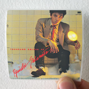 Ryuichi Sakamoto Thousand Knives Of Ryuichi Sakamoto Album Cover Sticker Ryuichi Sakamoto Thousand Knives Of Ryuichi Sakamoto Album Cover Sticker
