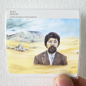 Raul Seixas O Dia Em Que A Terra Parou Album Cover Sticker Raul Seixas O Dia Em Que A Terra Parou Album Cover Sticker