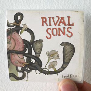 Rival Sons Head Down Album Cover Sticker Rival Sons Head Down Album Cover Sticker