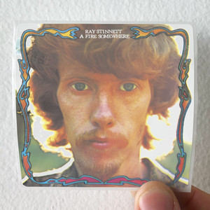 Ray Stinnett A Fire Somewhere Album Cover Sticker