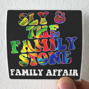 Sly and The Family Stone Family Affair Album Cover Sticker Sly and The Family Stone Family Affair Album Cover Sticker