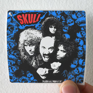 Skull No Bones About It Album Cover Sticker Skull No Bones About It Album Cover Sticker