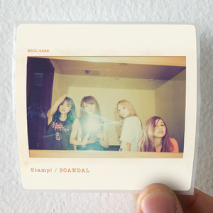 SCANDAL Stamp Album Cover Sticker