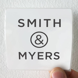 Smith and Myers Acoustic Sessions Album Cover Sticker