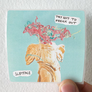 Slotface Try Not To Freak Out Album Cover Sticker Slotface Try Not To Freak Out Album Cover Sticker