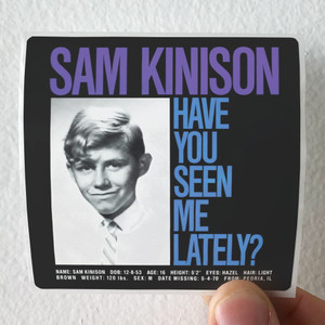 Sam Kinison Have You Seen Me Lately Album Cover Sticker Sam Kinison Have You Seen Me Lately Album Cover Sticker