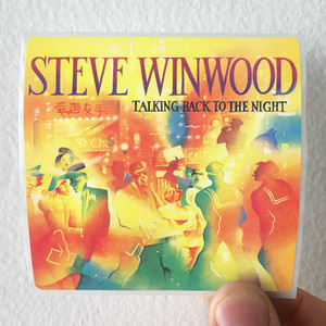 Steve Winwood Talking Back To The Night Album Cover Sticker