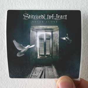 Stitched Up Heart Never Alone Album Cover Sticker