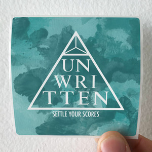 Settle Your Scores Unwritten Album Cover Sticker