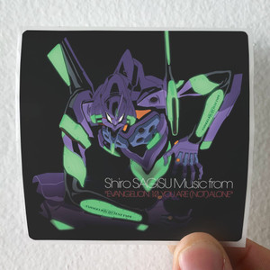 Shiro Sagisu Evangelion10 You Are Not Alone Album Cover Sticker Shiro Sagisu Evangelion10 You Are Not Alone Album Cover Sticker