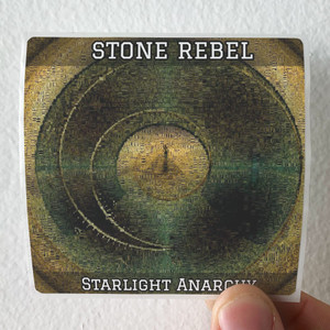 Stone Rebel Starlight Anarchy Album Cover Sticker